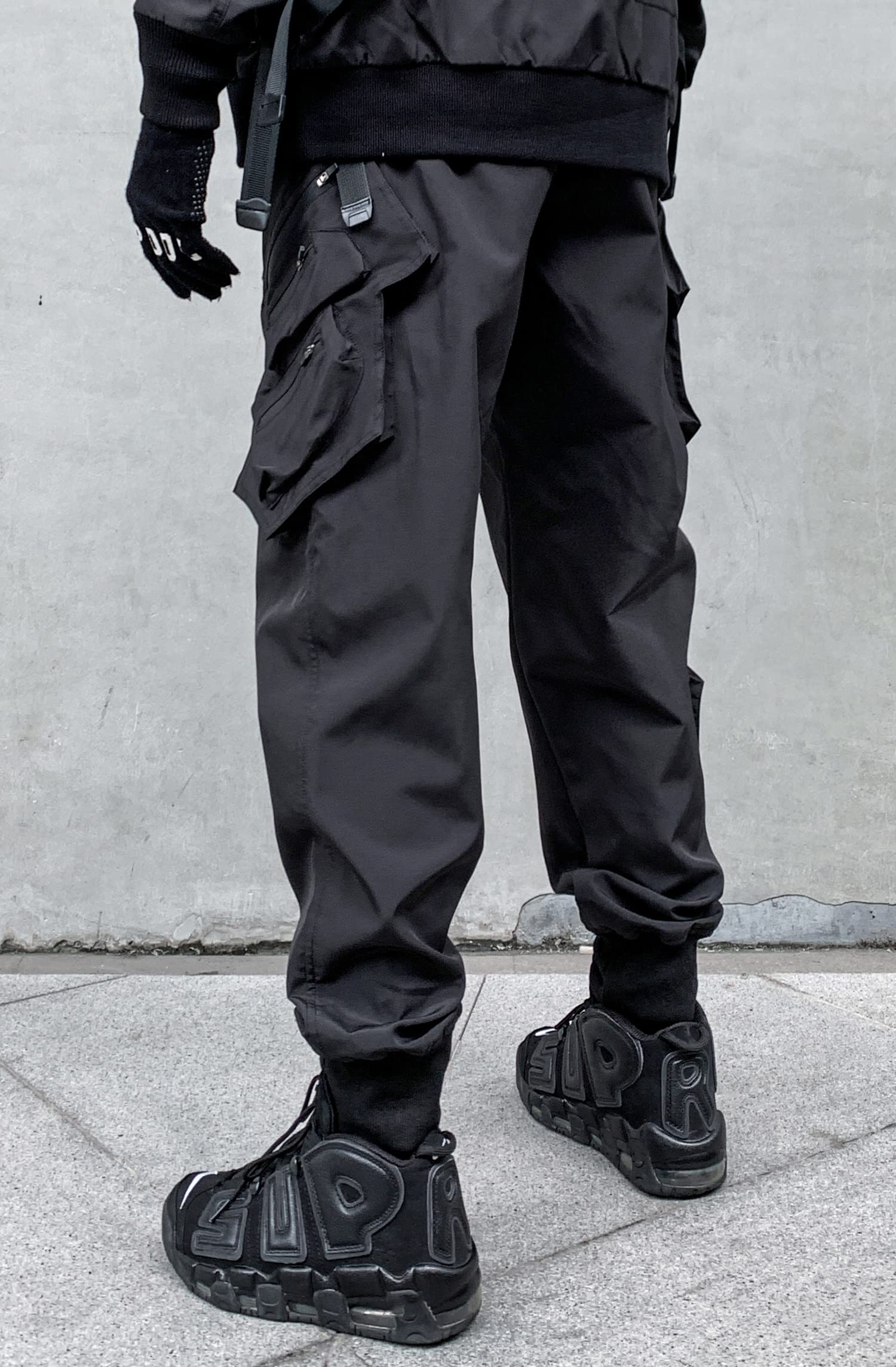 MOKEWEN Men's Jogger Pants with Pockets - Athletic Cargo Sweatpants for Running, Gym & Casual Wear | Comfortable Ankle-Length Workout Pants for Men