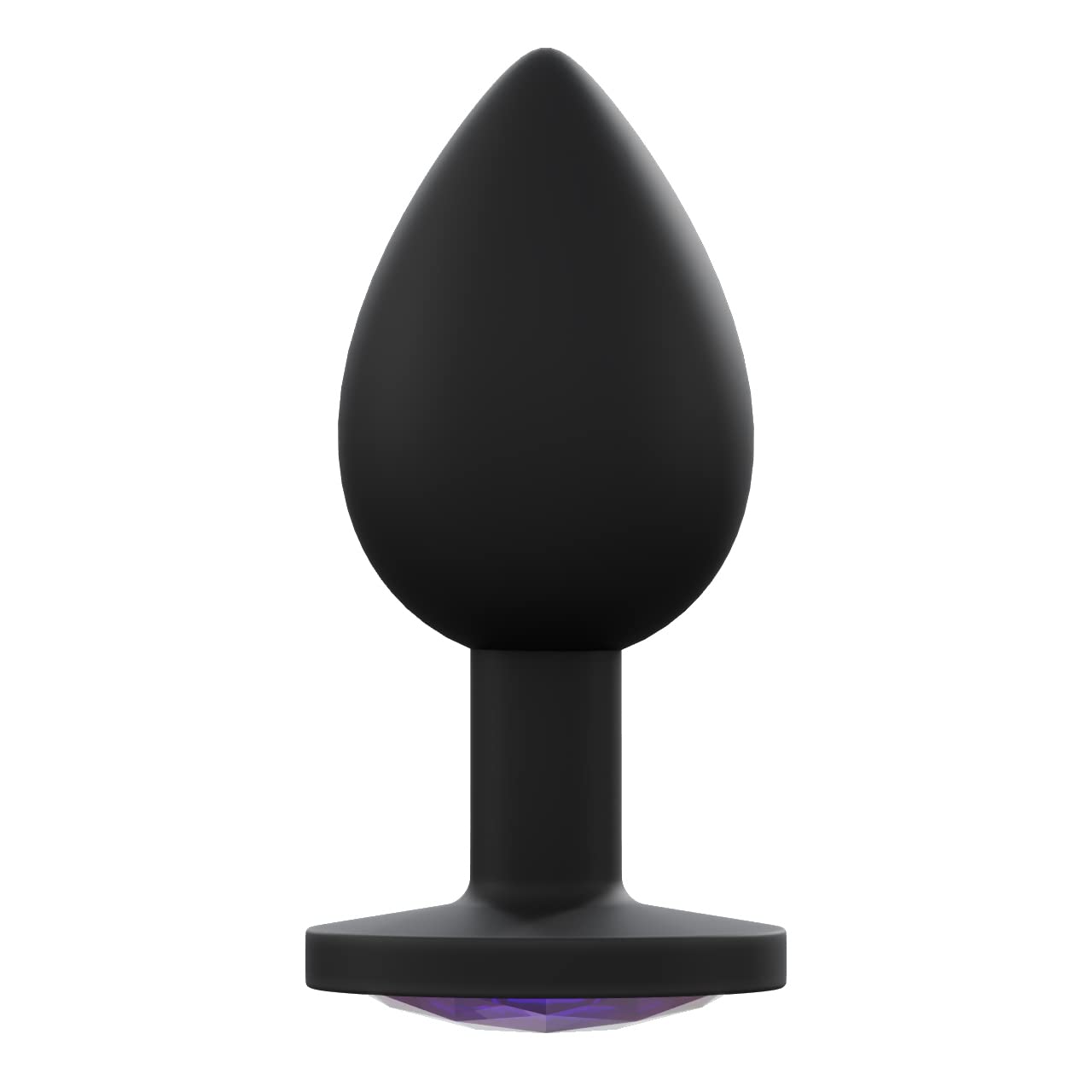 3 Pack Black Diamond Anal Training Butt Plugs - Soft Silicone Beginner Kit with Flared Base & Velvet Gift Bag - Adult Fetish Toys for Couples, Solo Play & Sensual Exploration