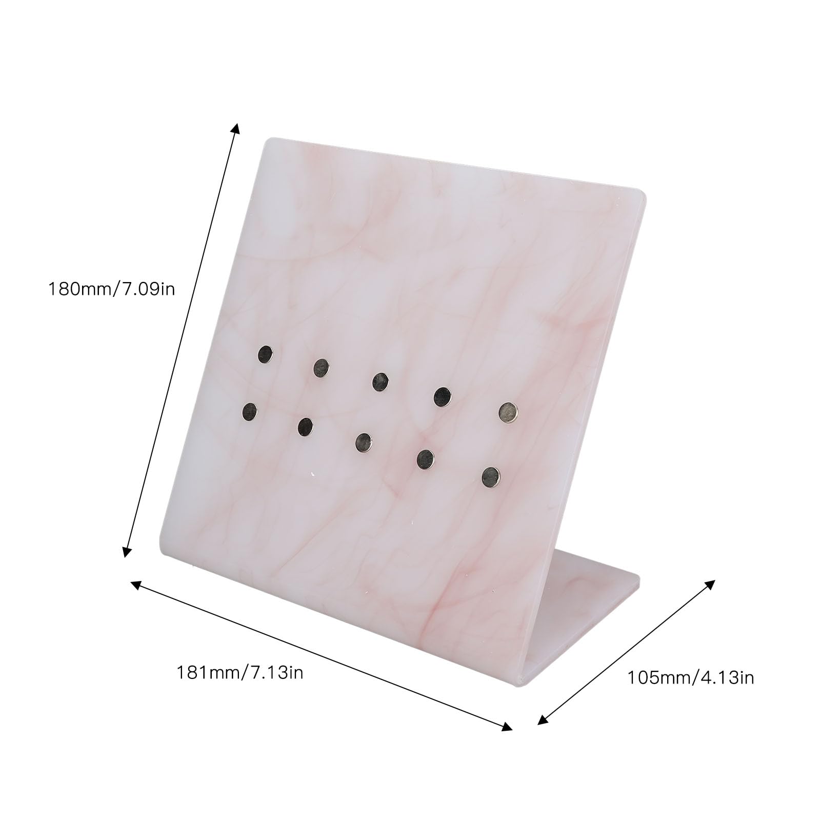 Professional Acrylic Eyelash Tweezer Holder - Organizer & Display Stand for Lash Extensions | Salon & Beauty Shop Essential | Perfect for Lash Artists & Makeup Professionals (Pink) | Ideal for Salon Organization, Lash Technician Tools & Beauty Studio Decor