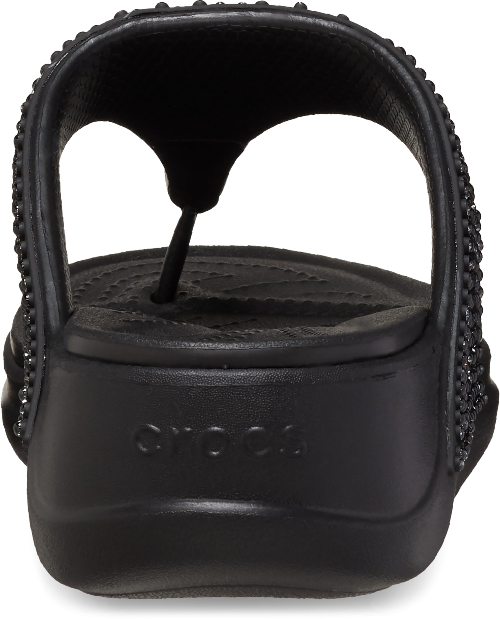 Crocs Women's Boca Bling Flip Wedge Platform Sandals - Comfortable & Stylish Summer Shoes for Beach, Pool, and Casual Outings