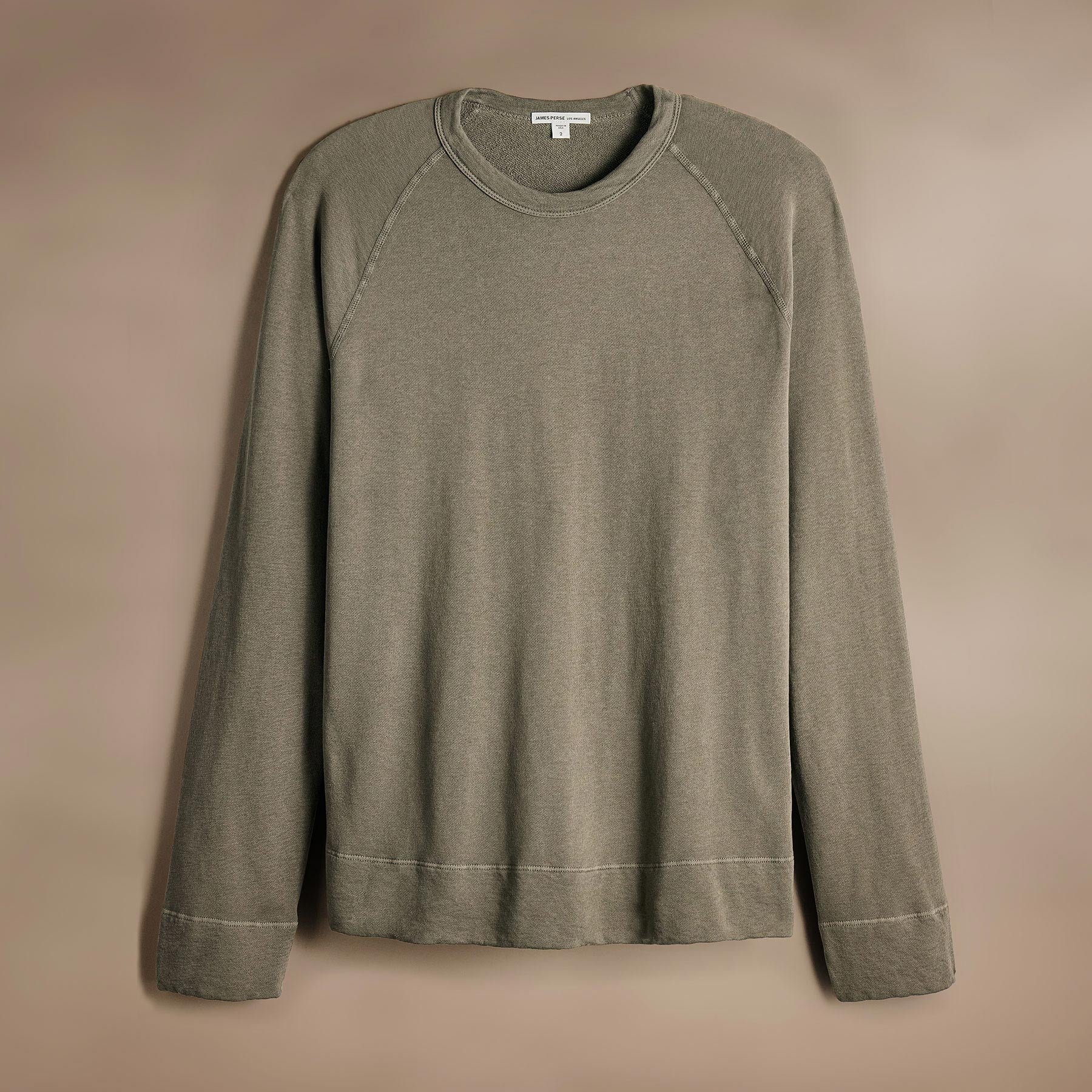 Vintage French Terry Sweatshirt for Men & Women | Soft Cotton Blend | Peet Pigment Dye | Casual Loungewear & Streetwear Fashion | Perfect for Everyday Wear and Cozy Outfits