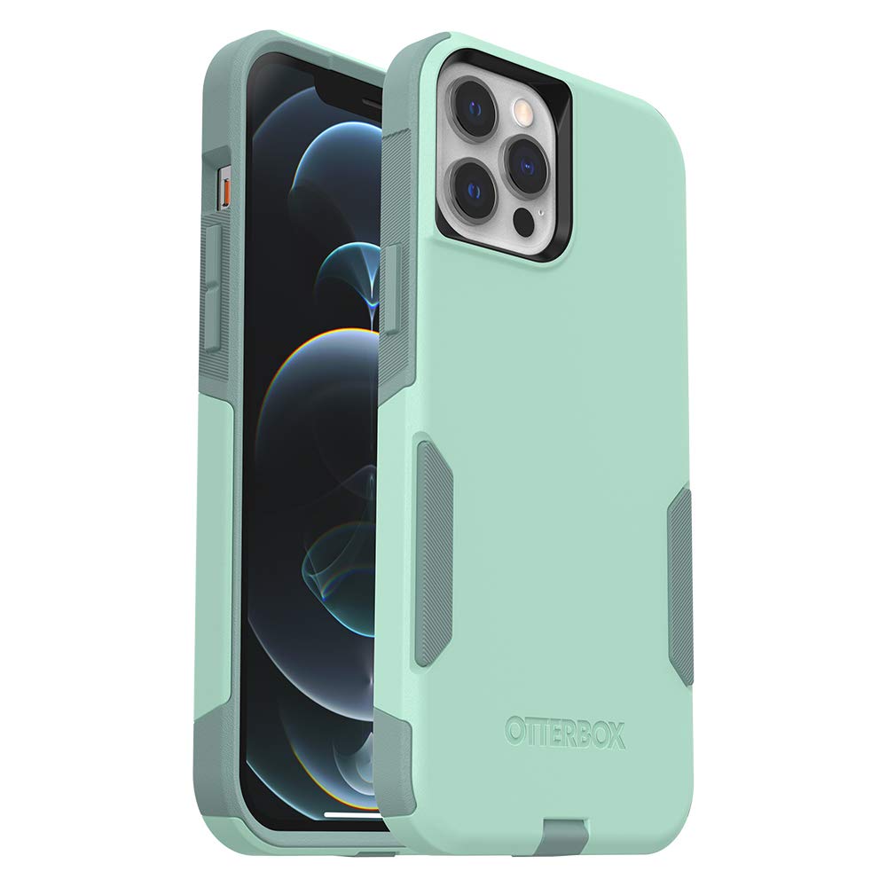 OtterBox Commuter Series Protective Case for iPhone 12 Pro Max - Durable Slim Fit Cover with Port Protection | Ocean Way (Aqua Sail/Aquifer) Color | Perfect for Work, Travel & Everyday Use