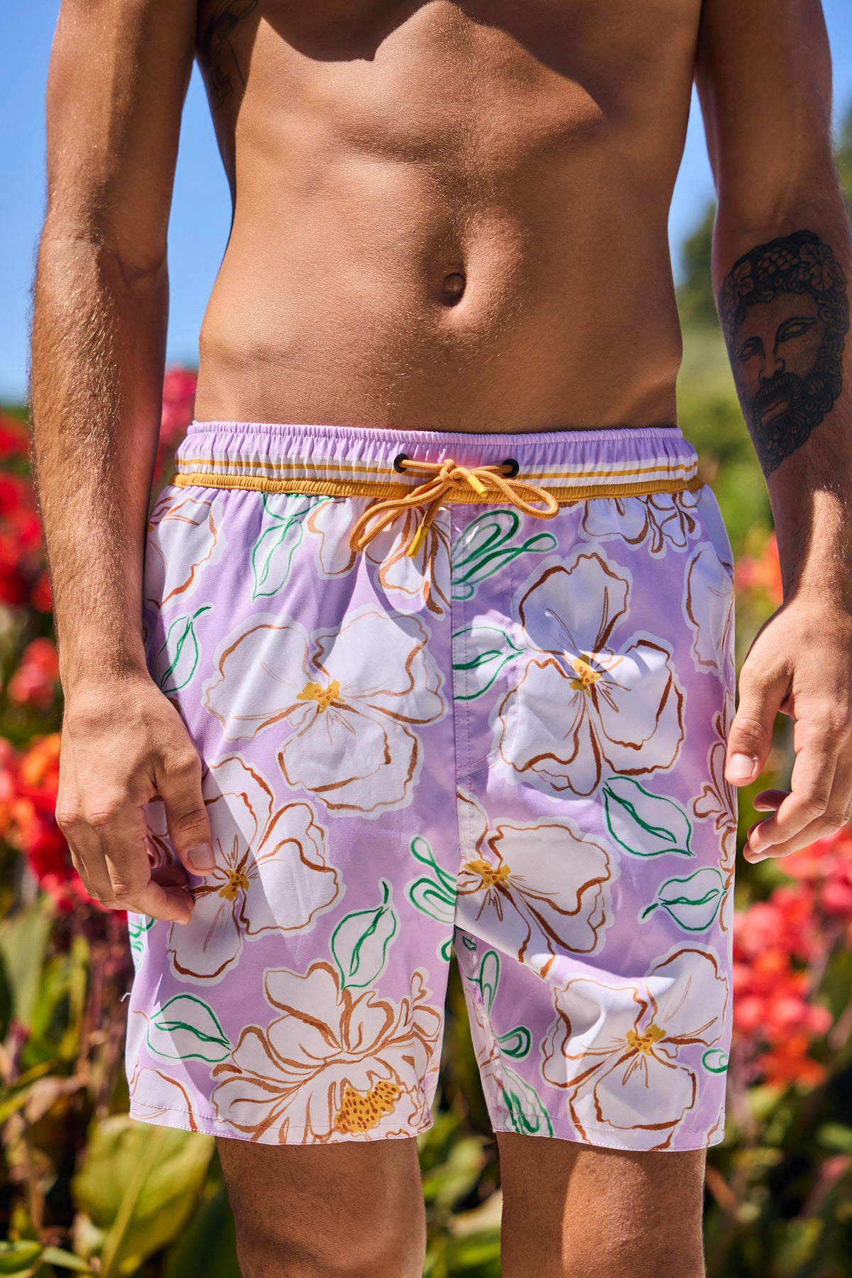 Joe Men's Quick-Dry Swim Trunks with Mesh Liner - Comfortable Beach Shorts for Swimming, Surfing & Summer Vacation