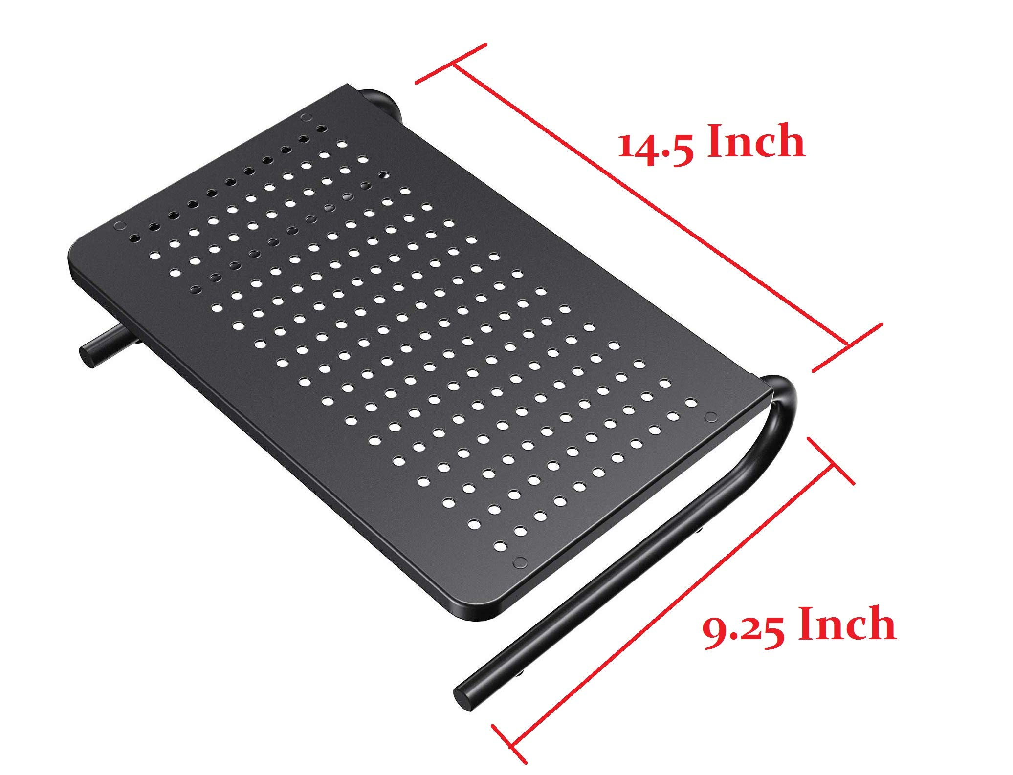 MP-82 10 Pack Premium Steel Mesh Monitor Stand - Vented Metal Desktop Riser for Computer Monitors, Laptops, Printers, iMac & TV - Perfect for Home Office, Gaming Setup & Workspace Organization