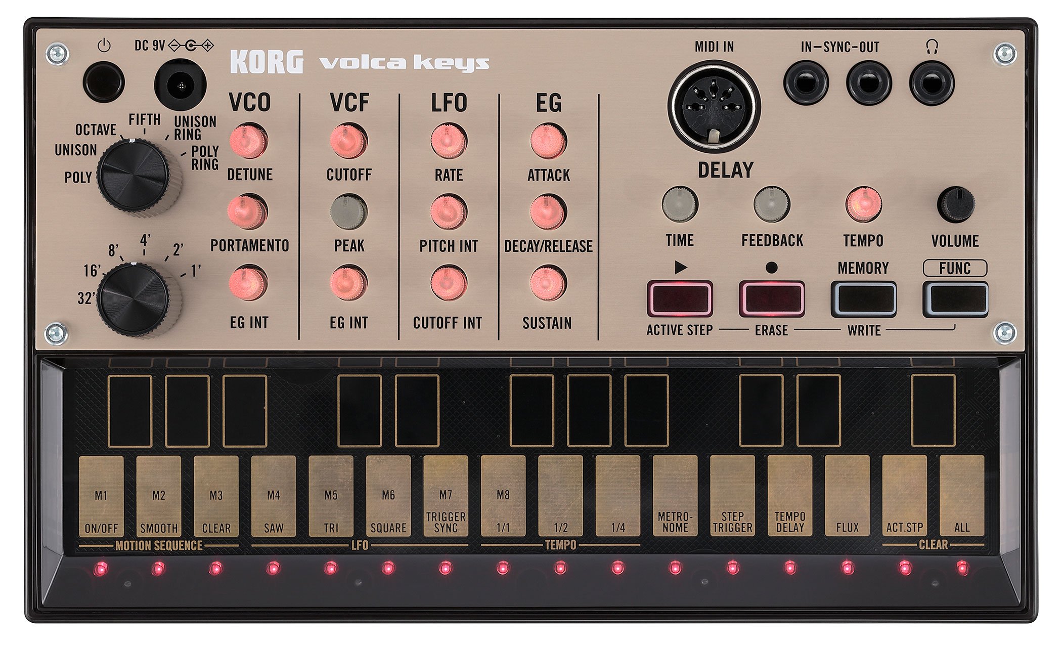 Korg VOLCAKEYS 27-Key Portable Analog Synthesizer - Compact Music Keyboard for Live Performances, Studio Recording & Electronic Music Production