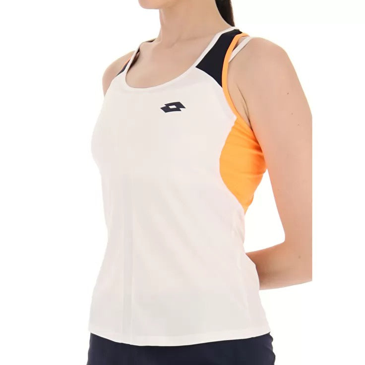 Lotto 2022 Women's Athletic Tank Top IV - Breathable Workout Shirt for Running, Yoga & Gym - Comfortable Sports Apparel for Women
