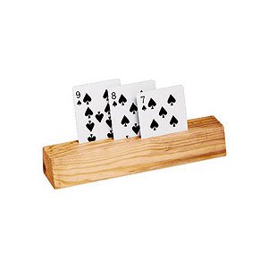 Premium Solid Wood Business Card Holder - Elegant & Durable Card Organizer for Office, Meetings & Networking Events