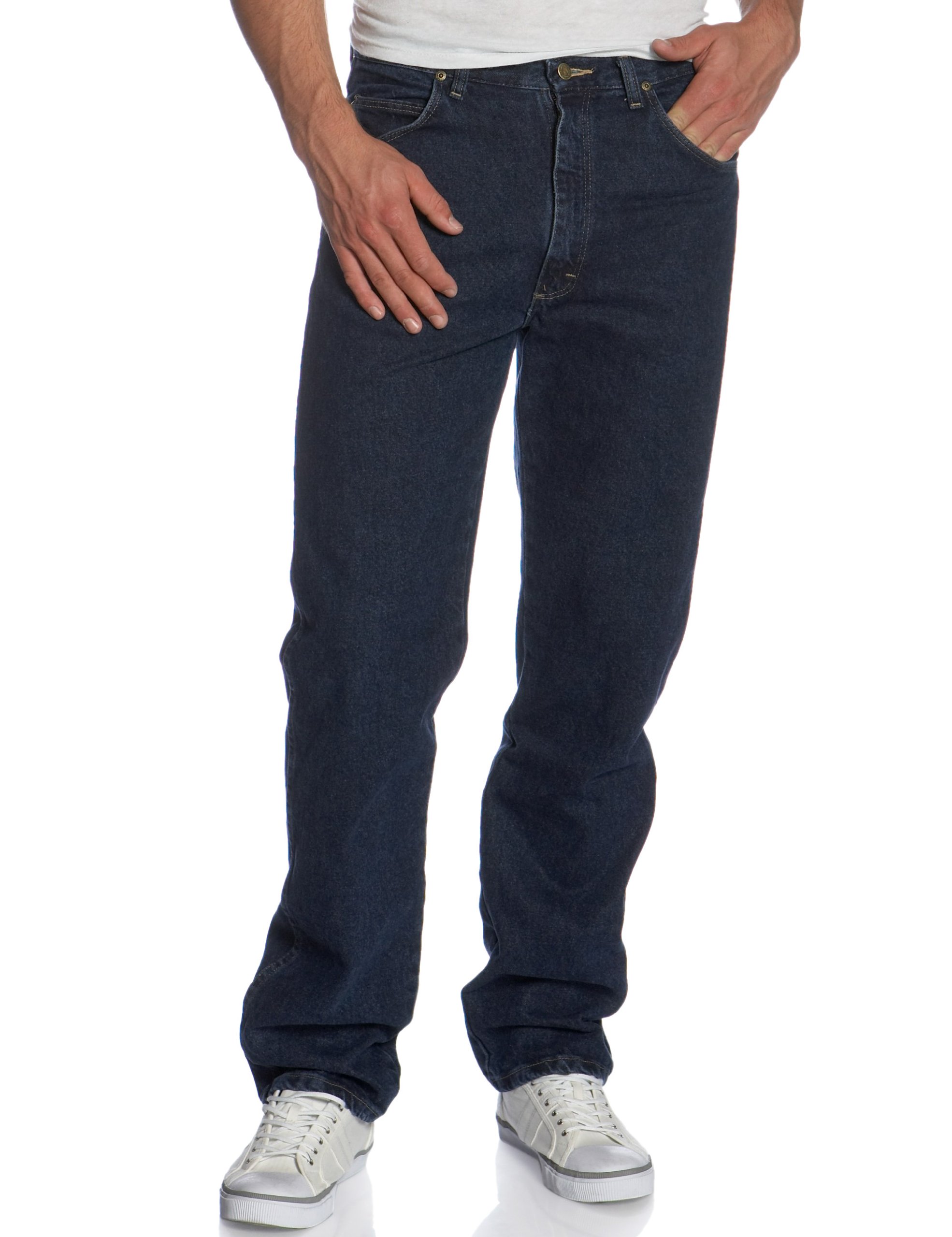 Wrangler Men's Rugged Wear Classic Fit Jeans - Durable Denim Pants for Work, Outdoor & Casual Wear | Comfortable & Stylish Men's Jeans for Everyday Use