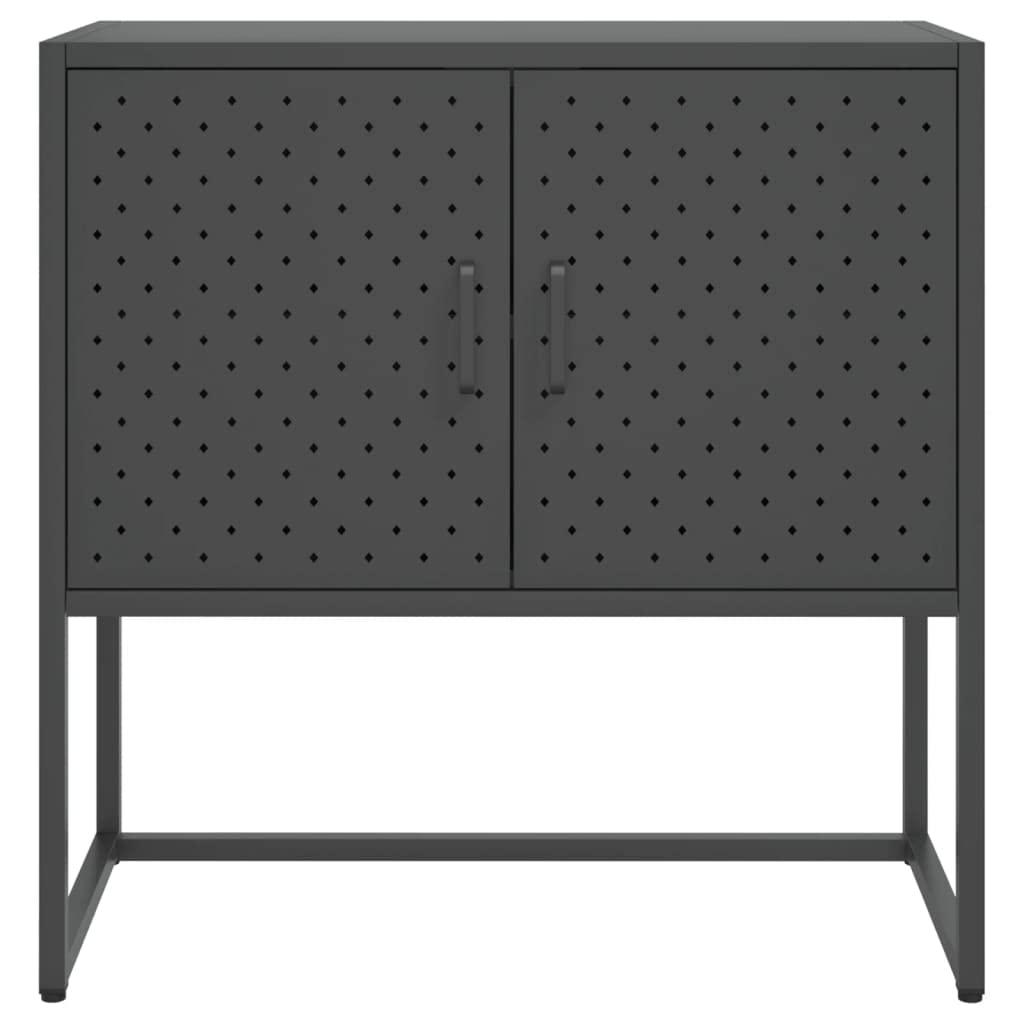 Industrial Style Sideboard Console Table - Storage Cabinet Buffet Cabinet for Living Room Bedroom Office - 29.5