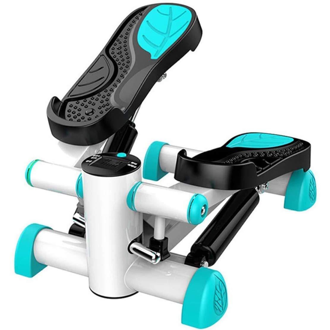 JLDN Mini Stepper Machine with LCD Monitor - Adjustable Air Stair Stepper & Twist Cardio Step Trainer for Home Fitness | Portable Workout Equipment for Legs, Core & Full Body Exercise | Perfect for Small Spaces, Office & Home Gym