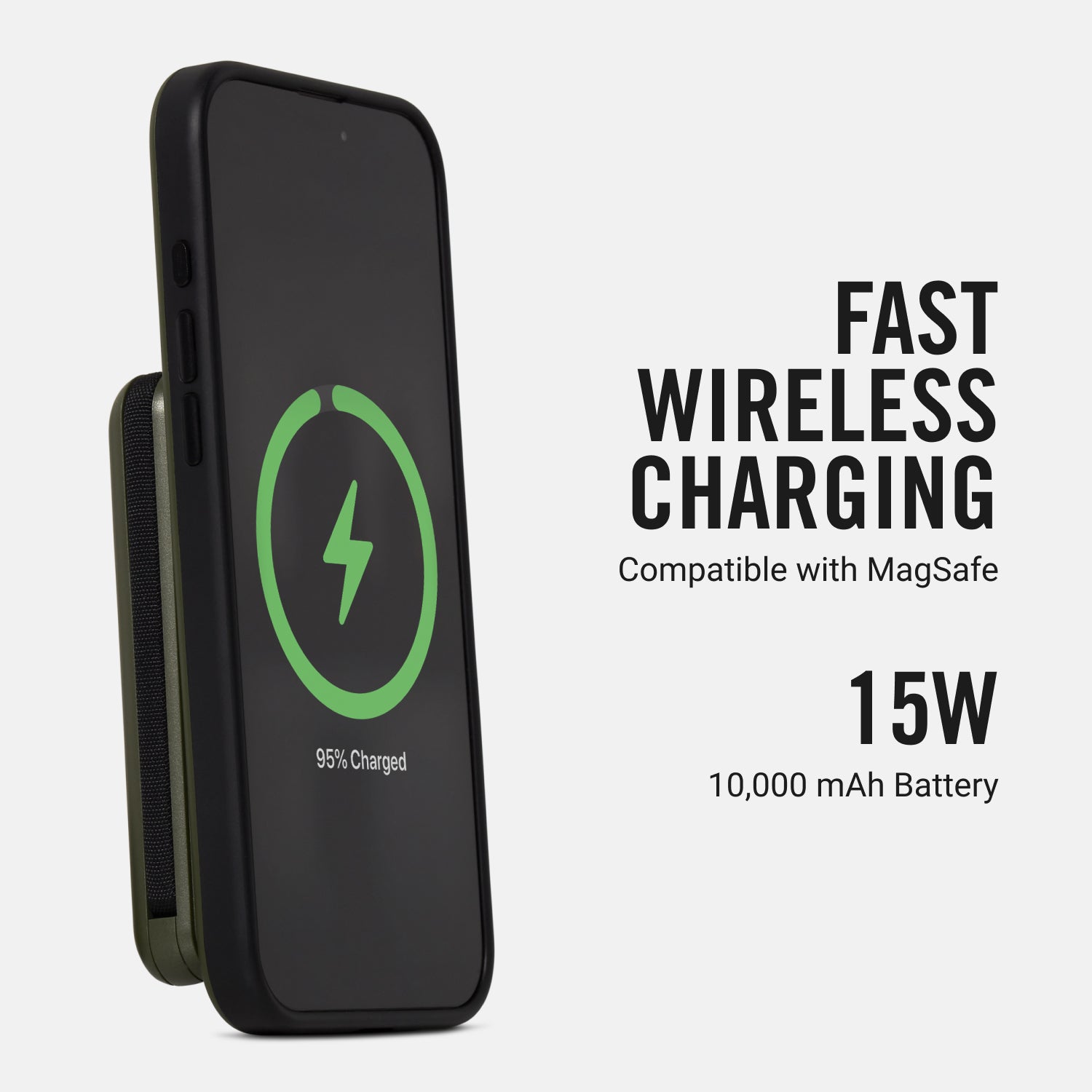 Premium Matte Olive iPhone 16 Plus Charging Kit - Fast Charging Cable & Adapter Set for Home, Office & Travel