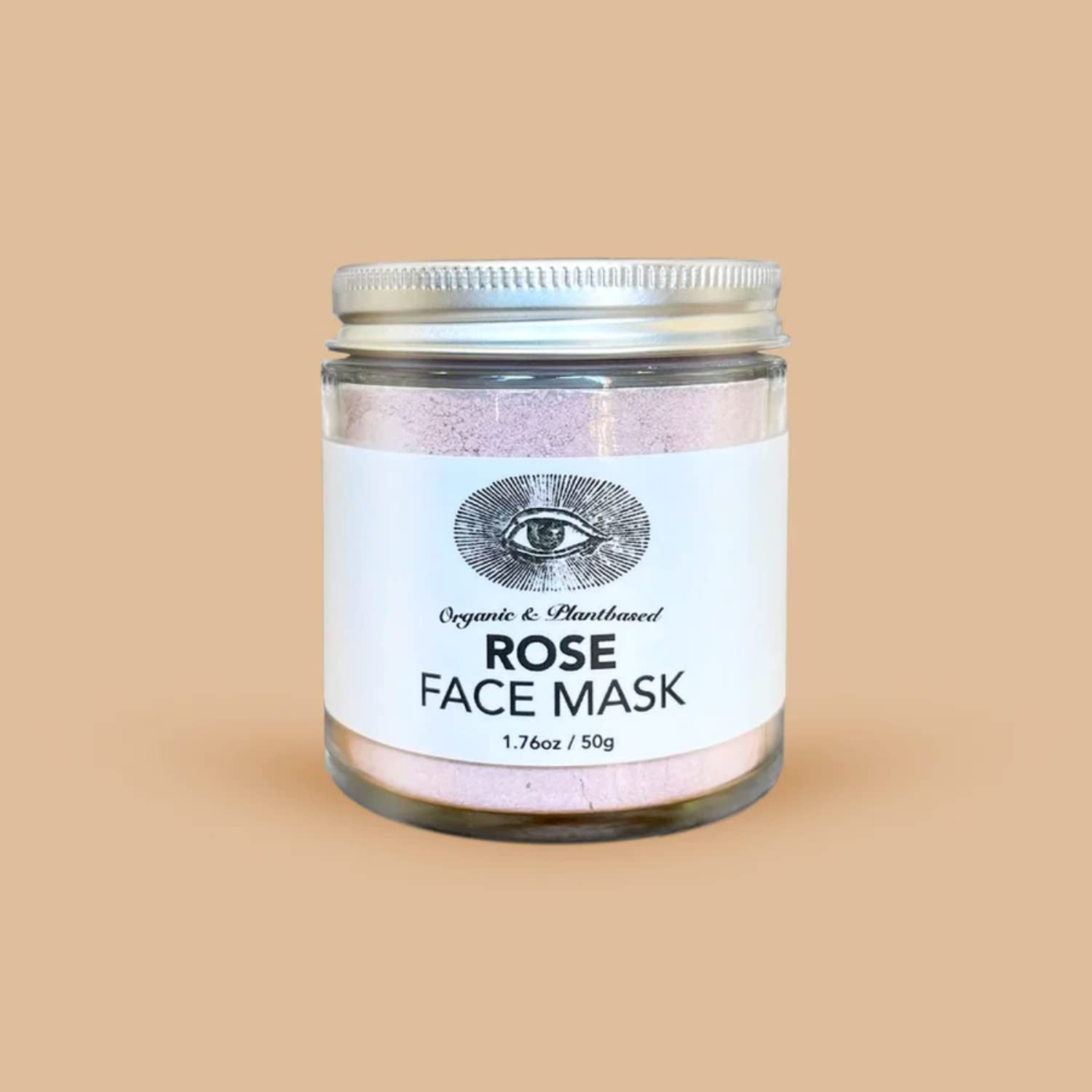 Anima Mundi Apothecary Rose Clay Mask - Hydrating & Purifying Facial Mask with Rose, Hibiscus, Mangosteen Powder, White Kaolin Clay & Aloe Vera Extract (1.76oz) - Deep Cleansing & Soothing for Dry, Sensitive & Acne-Prone Skin - Perfect for Spa Day & Self-Care Routine