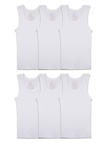 Tank - Toddler - 6 Pack - White
