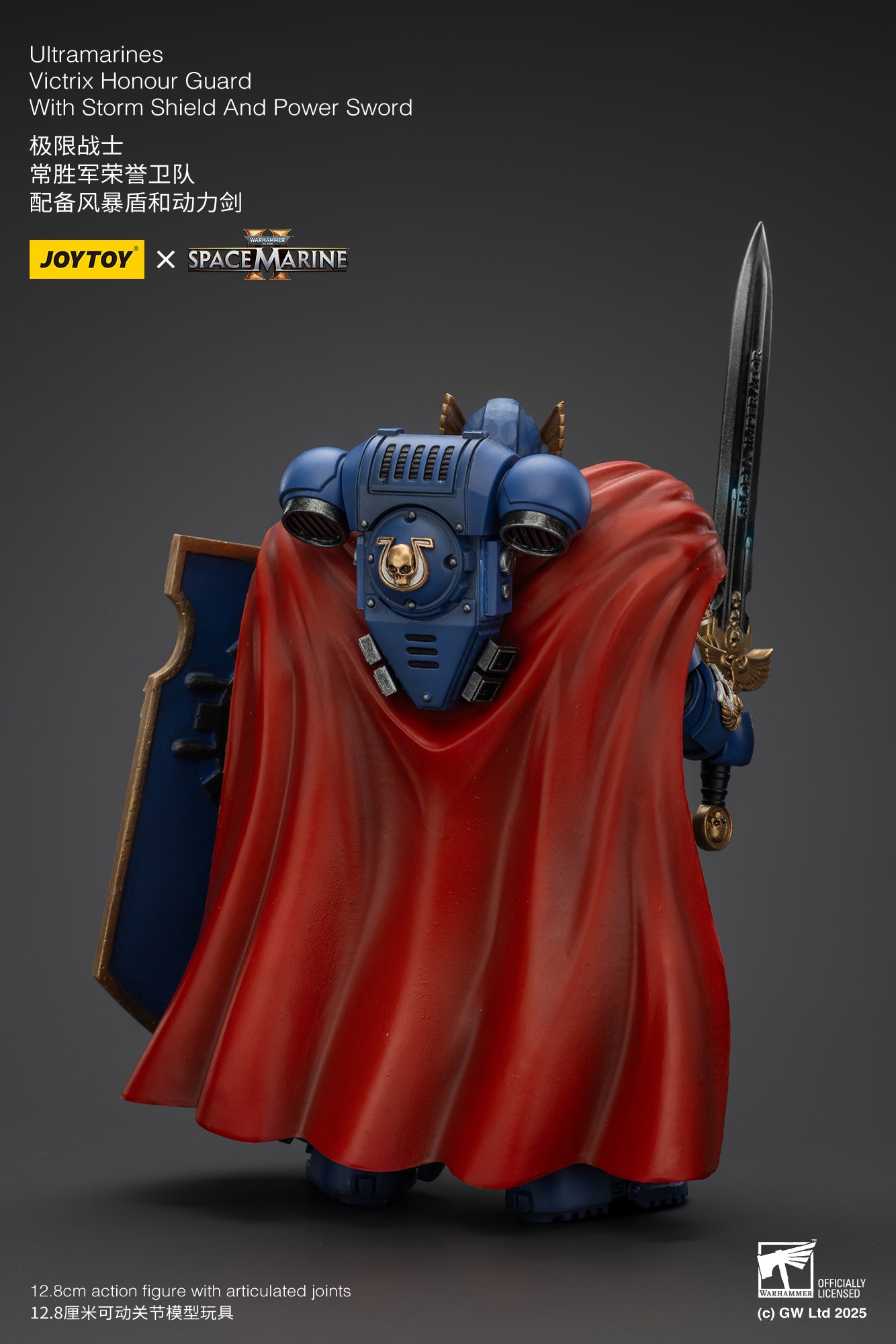 Pre Order 1/18 JOYTOY Warhammer 40K Ultramarines Marneus Calgar Action Figure with Victrix Honour Guard - Collectible Miniature for Tabletop Gaming, Display & Warhammer 40K Fans