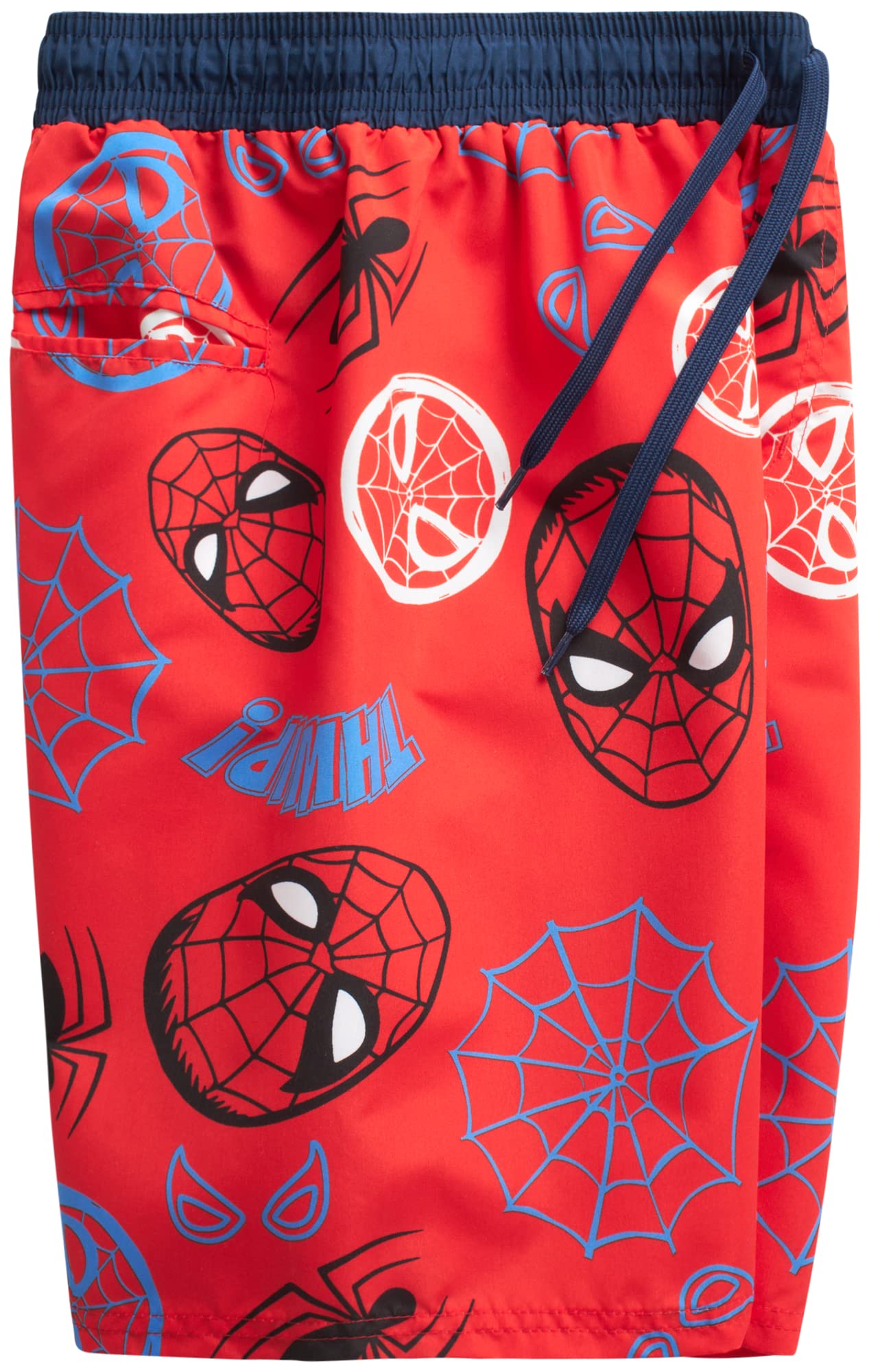 **Marvel Avengers Boys' Swim Trunks - Spider-Man, Captain America, Hulk, UPF 50+ Quick Dry Swim Shorts for Kids (2T-12) - Perfect for Pool, Beach & Summer Water Play**