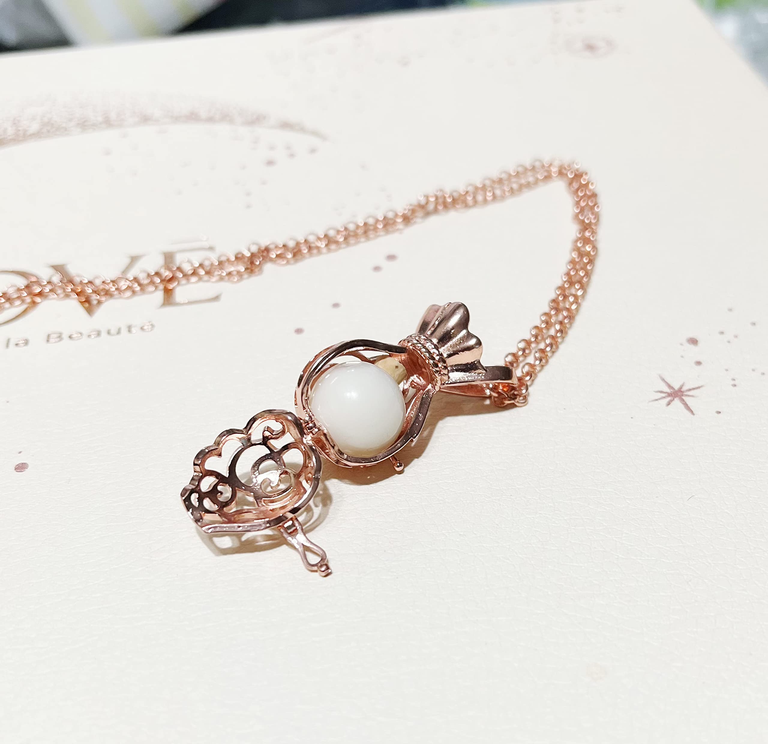 DIY Breast Milk Jewelry Kit - Rose Gold Heart Pendant Necklace for Moms | Perfect Baby Shower Gift & Memorial Keepsake for Breastfeeding Mothers