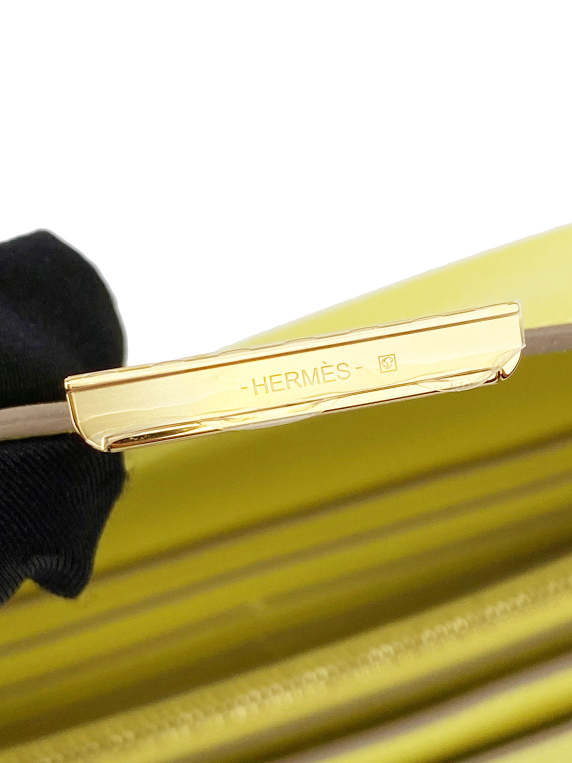 Hermes Lime Constance To Go Wallet - Luxury Leather Wallet for Women, Compact & Stylish, Perfect for Everyday Use, Travel & Special Occasions