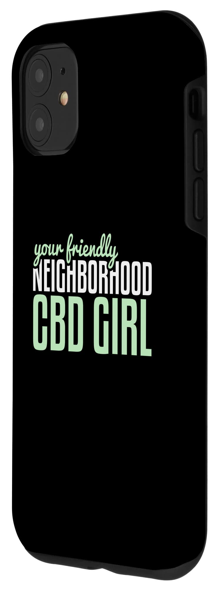 iPhone 11 Case with CBD Design - Trendy Protective Cover for Women | Perfect for Everyday Use, Work & Travel