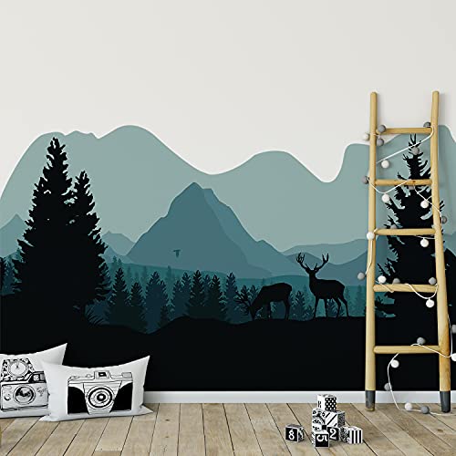 Green Forest Deer