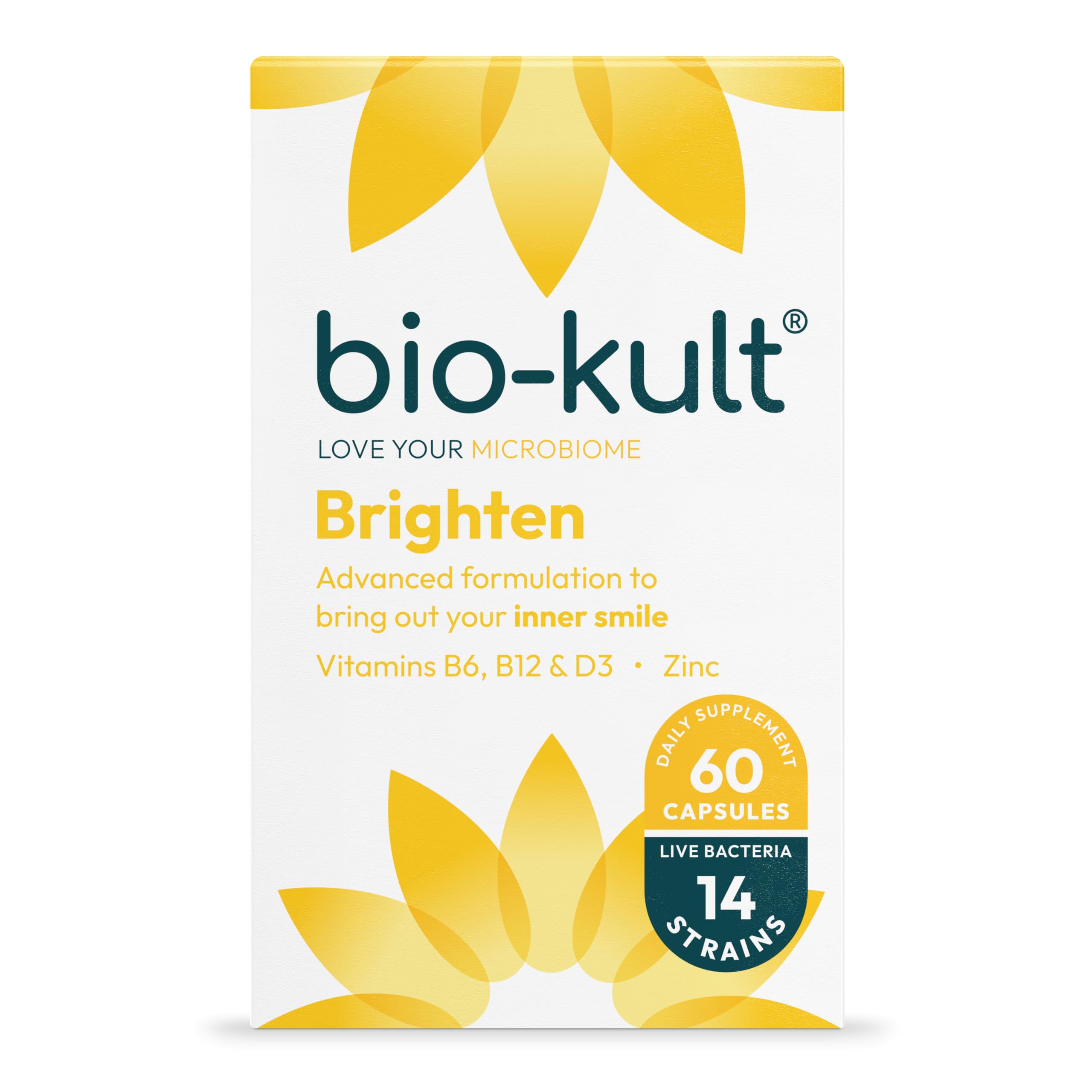 Bio Kult Brighten Daily Supplement - 60 Capsules for Skin Radiance & Glow | Supports Healthy Complexion & Antioxidant Defense | Perfect for Daily Beauty Routine & Wellness Regimen