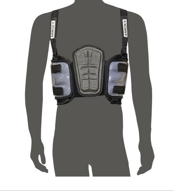 Arroxx TopQ Rib Protector - High-Quality Chest & Abdomen Guard for MMA, Boxing & Martial Arts - Perfect for Training & Competition Protection