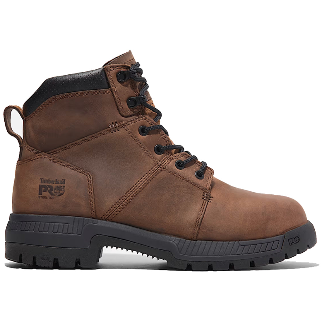 Montauk 6 Inch Steel Toe Work Boots for Men - Waterproof Safety Shoes with Slip Resistant Sole - Ideal for Construction, Warehouse & Outdoor Work