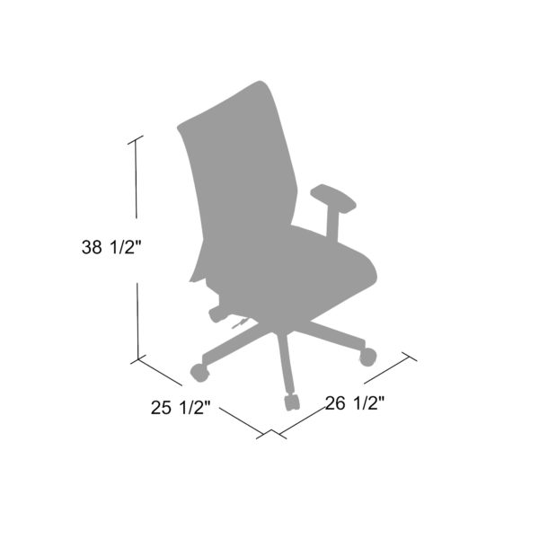 Boss B6566AM BK Horizontal Mesh Back & Antimicrobial Seat Ergonomic Task Chair for Office, Home, or Conference Room Use