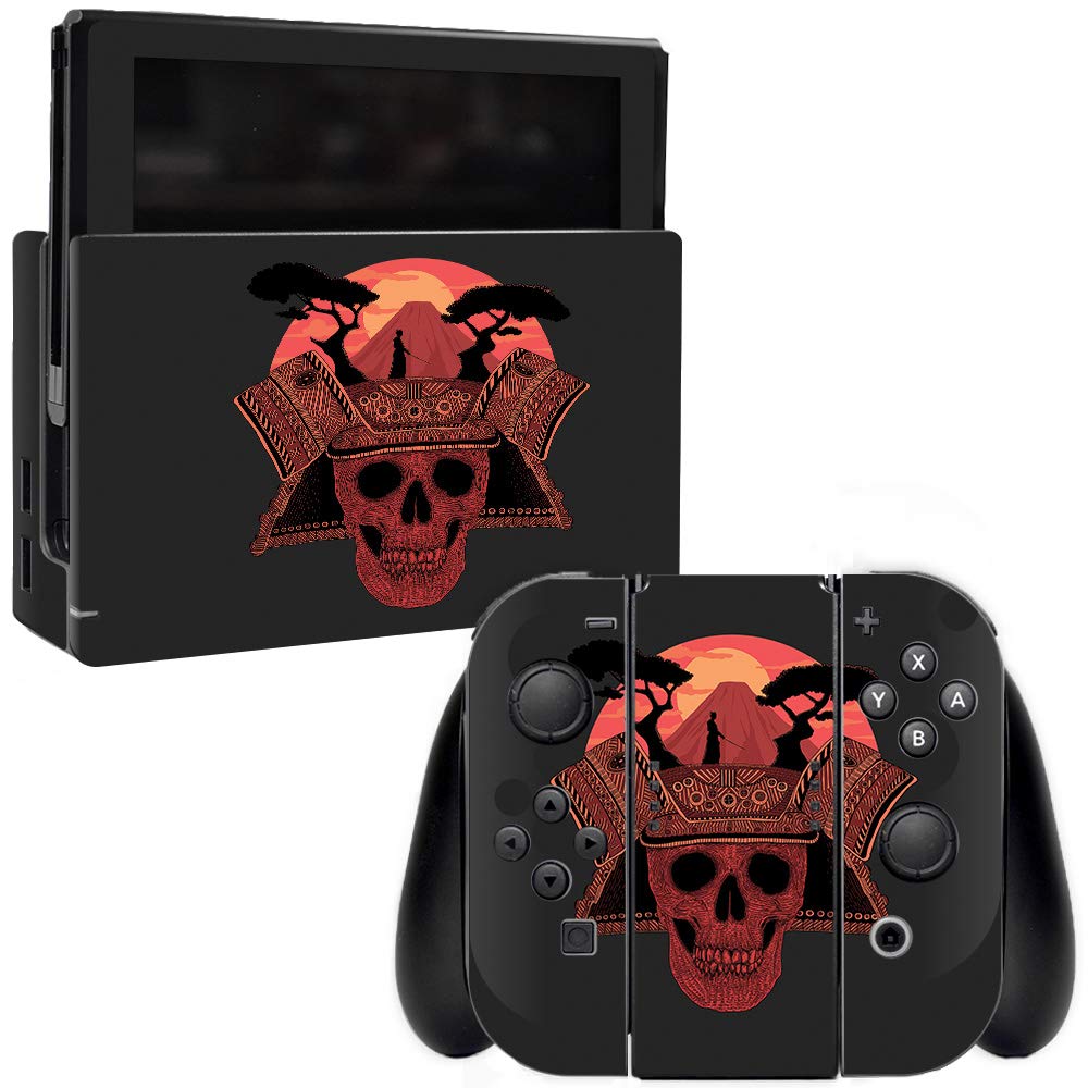 MightySkins Protective Vinyl Decal Wrap Cover for Nintendo Switch - Samurai Forest Design | Durable, Scratch-Resistant & Easy to Apply | Made in USA | Perfect for Gaming, Travel & Customization