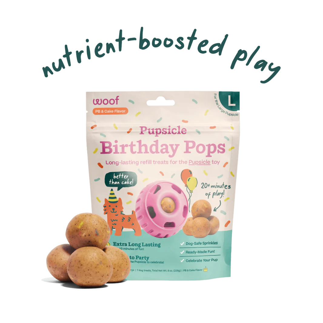 Goat Milk & Sprinkles Dog Birthday Pops | Healthy Pup Treats for Training, Rewards & Special Occasions | The Pupsicle Dog Treats for Puppies & Adult Dogs