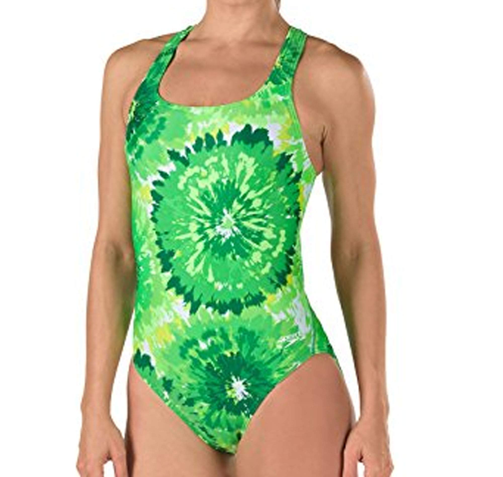 Burst Speedo Powerflex Eco Drop Back Green - High-Performance Swim Goggles for Competitive Swimming & Water Sports