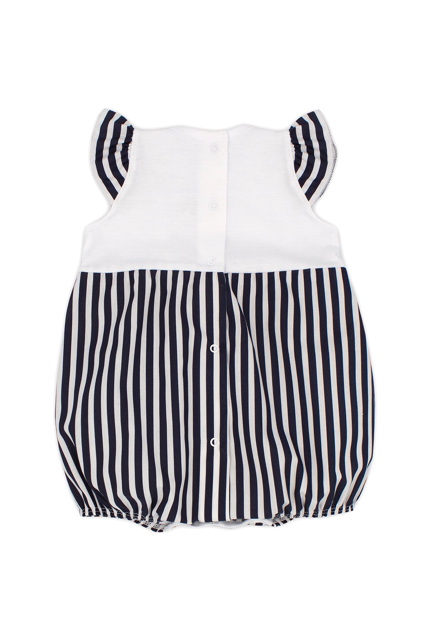 Magdalena Black Striped Romper Jumpsuit for Women - Stylish Summer Outfit for Beach, Party & Casual Wear