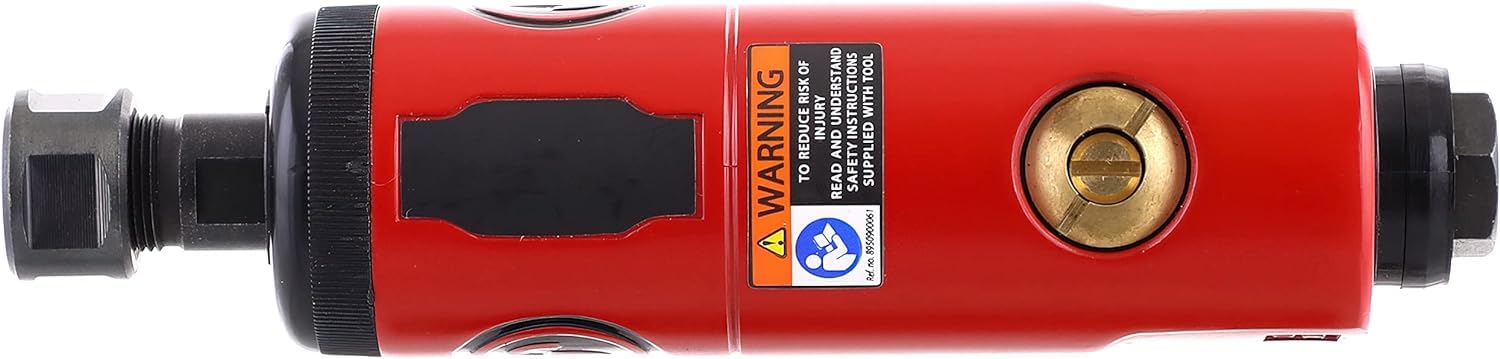 Chicago Pneumatic CP872 Heavy Duty Air Die Grinder - 1/4 Inch (6mm), 0.63HP/470W, 27000 RPM - Ideal for Welding, Woodworking, Automotive Detailing & Metal Polishing - Perfect for Professional Shops, DIY Projects & Industrial Applications