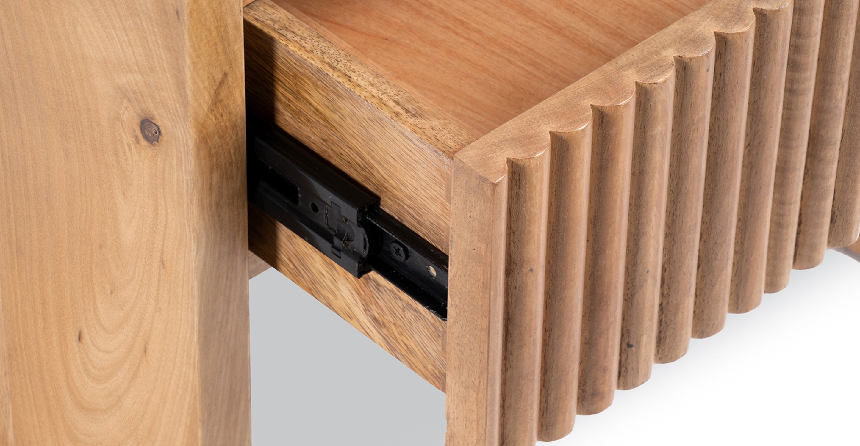 Modern Leeds Nightstand with Drawer - Stylish Bedside Table for Bedroom, Living Room, or Office - Perfect for Storage and Decor