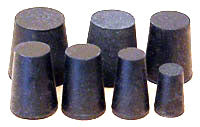 Premium Rubber Stopper Set - Small, Solid, Durable for Lab, Homebrew & DIY Projects - Essential for Test Tubes, Flasks & Bottles