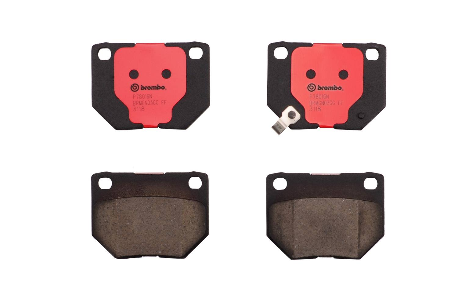 Brembo Ceramic Brake Pads for 2006-2007 Subaru WRX - High Performance Braking for Street & Track Use