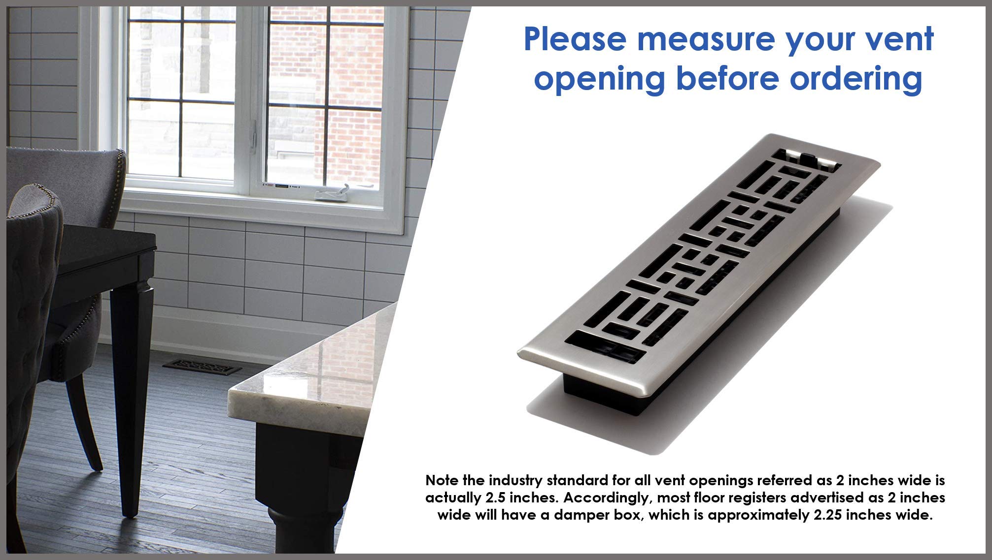 Black ST210 Scroll Painted Decor Grates 2x10