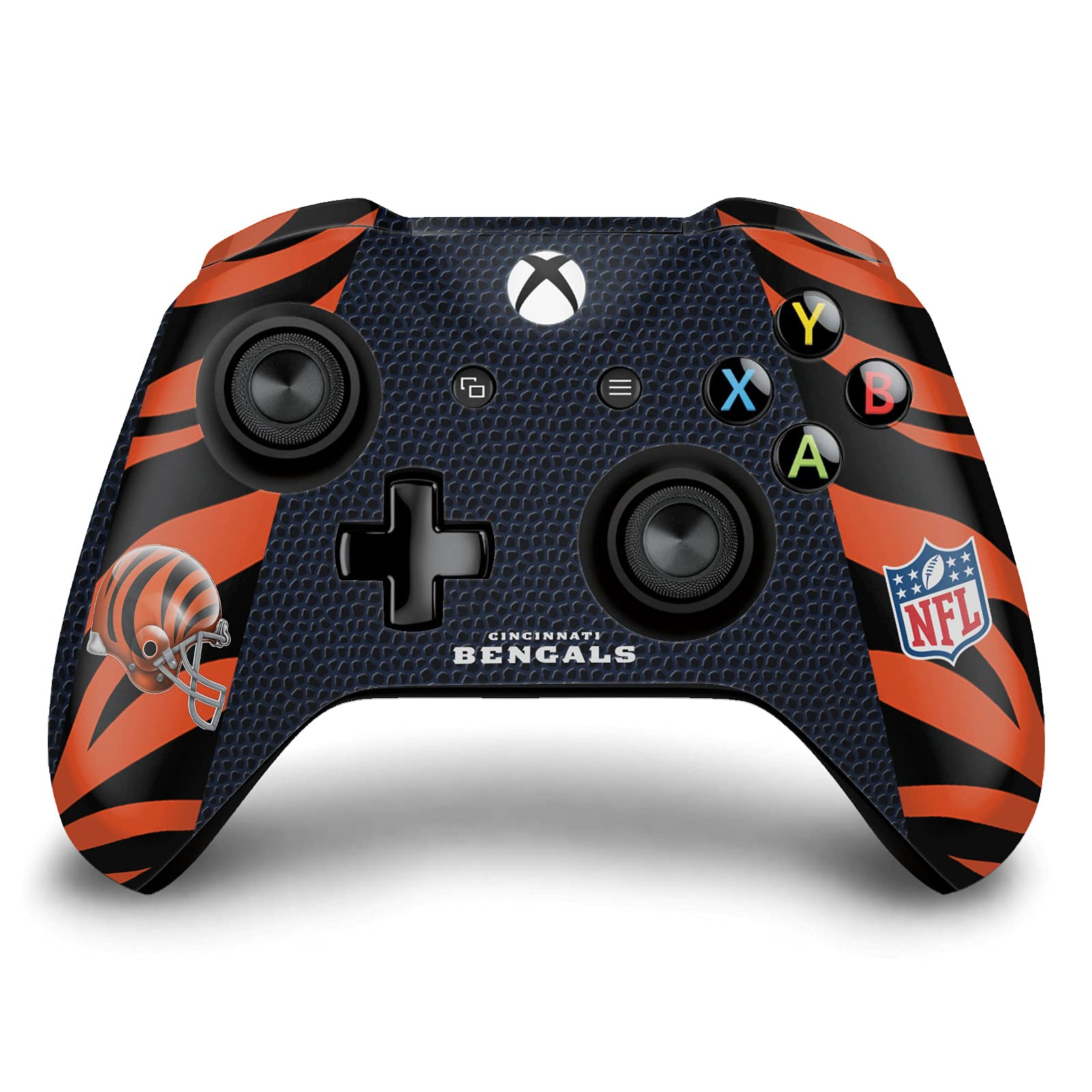 Official NFL Cincinnati Bengals Team Vinyl Skin Sticker for Xbox One S/X Controller - Durable Gaming Decal Cover for Enhanced Grip & Style - Perfect for Gamers & Sports Fans