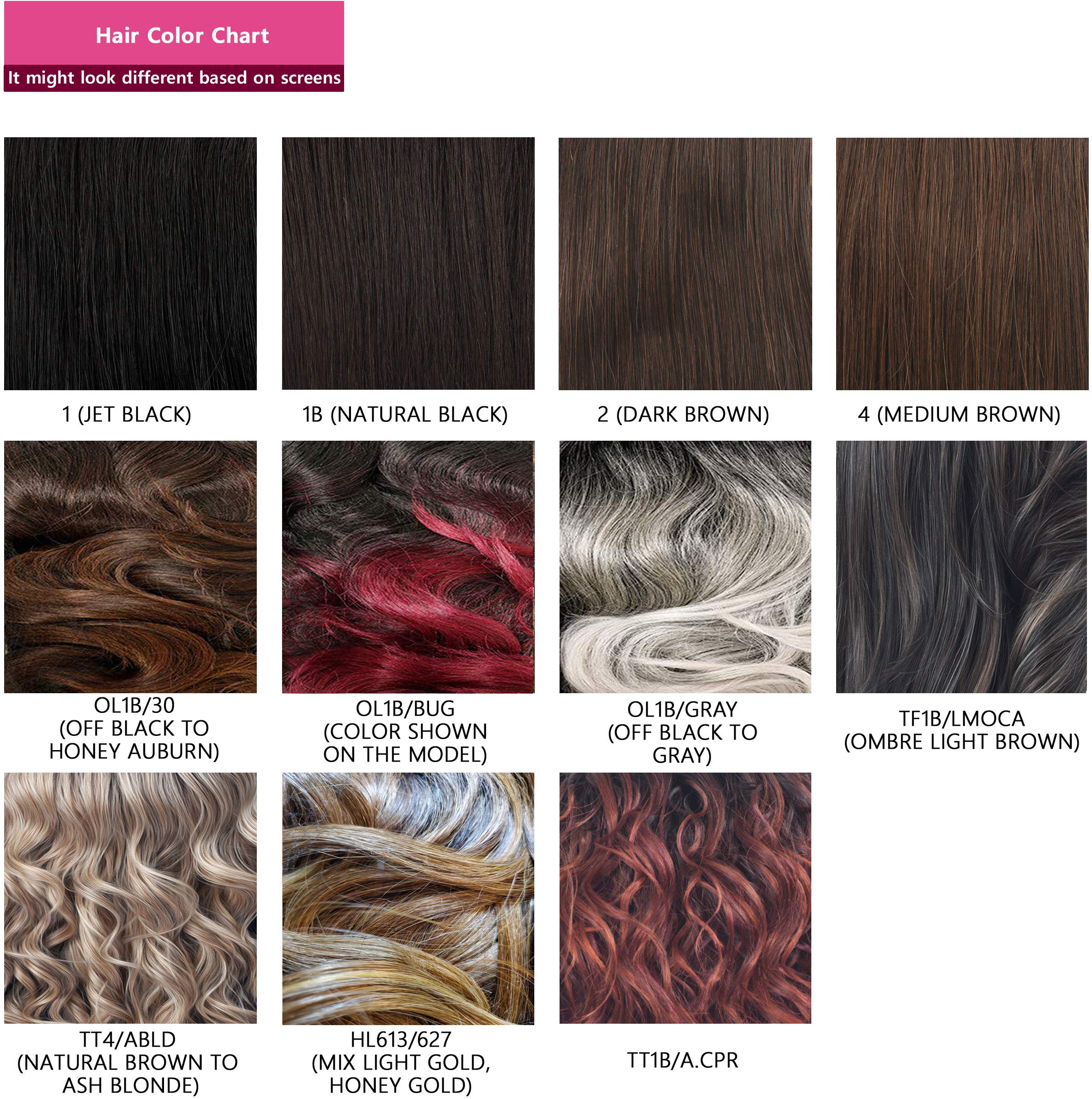 Bobbiboss 13x7 HD Lace Front Wig - Long Curly Natural Black Synthetic Hair with Baby Hair | Heat Resistant Wavy Wigs for Women (Color 1B) | Perfect for Cosplay, Daily Wear & Special Occasions