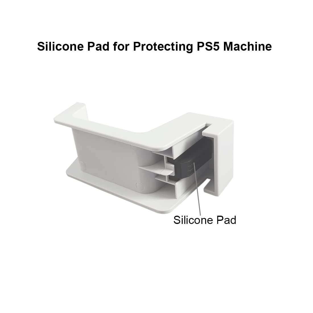 PS5 Headset Holder - Gaming Headphone Hanger & Hook for PlayStation 5 - Perfect for Organizing Headsets on Gaming Desks or Entertainment Centers