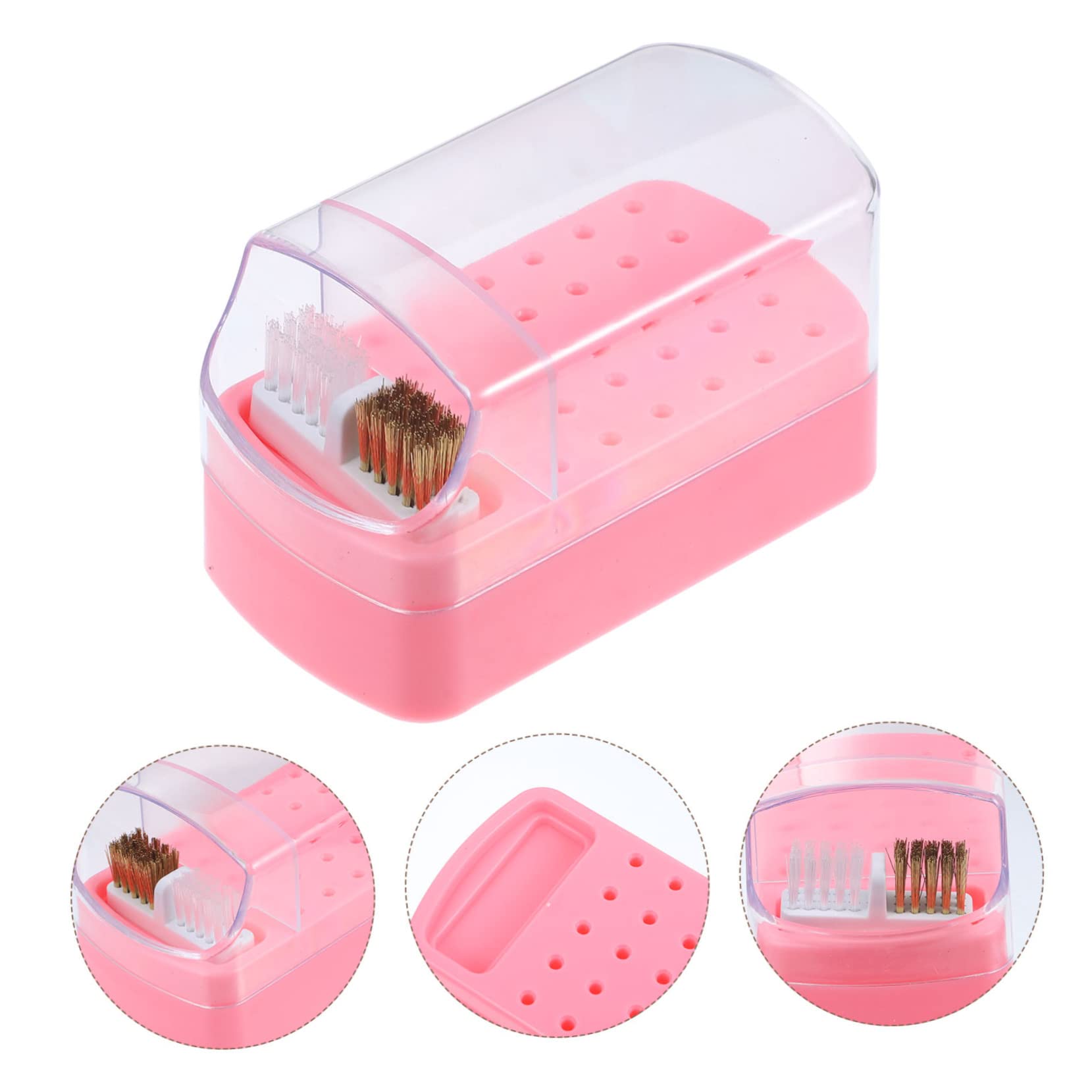 Beautifu Nail Drill Bit Case - 30-Slot Organizer for Nail Drill Bits & Grinding Heads | Portable Storage Box for Nail Art Tools | Perfect for Salon, Home & Travel Use
