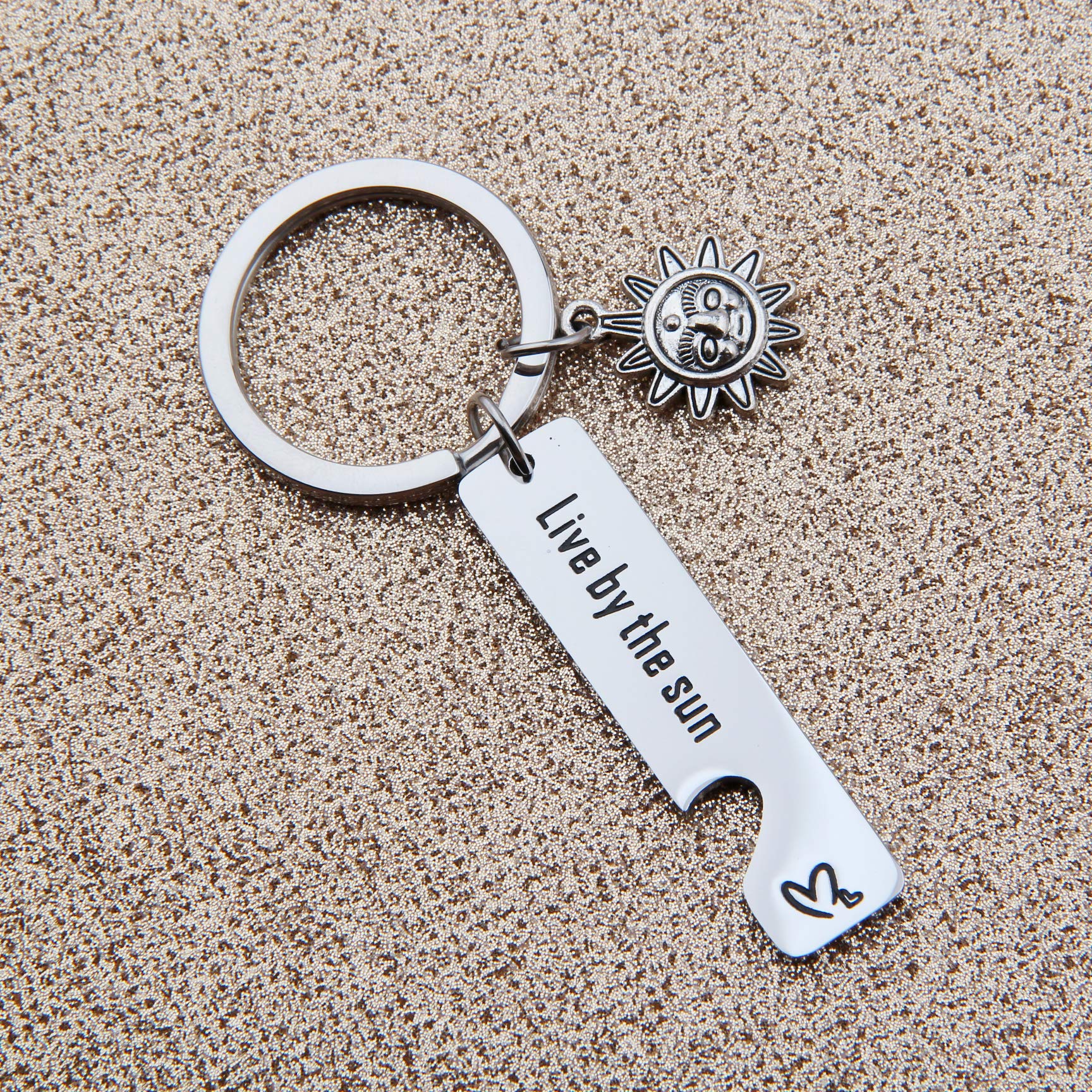SEIRAA Best Friend Keychain Set of 2 - Moon Jewelry Gift for Couples, Perfect for Anniversaries, Birthdays, and Special Occasions