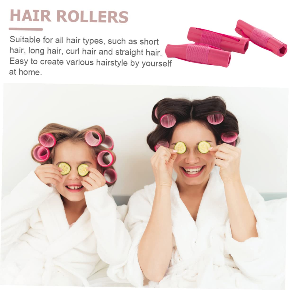 Beautyfu 18-Piece Self-Grip Hair Rollers Set for Long Hair - Jumbo Heatless Curling Rods, DIY Hairstyling Kit with Hair Curlers for Salon-Quality Waves - Perfect for Home Use, Parties & Special Occasions