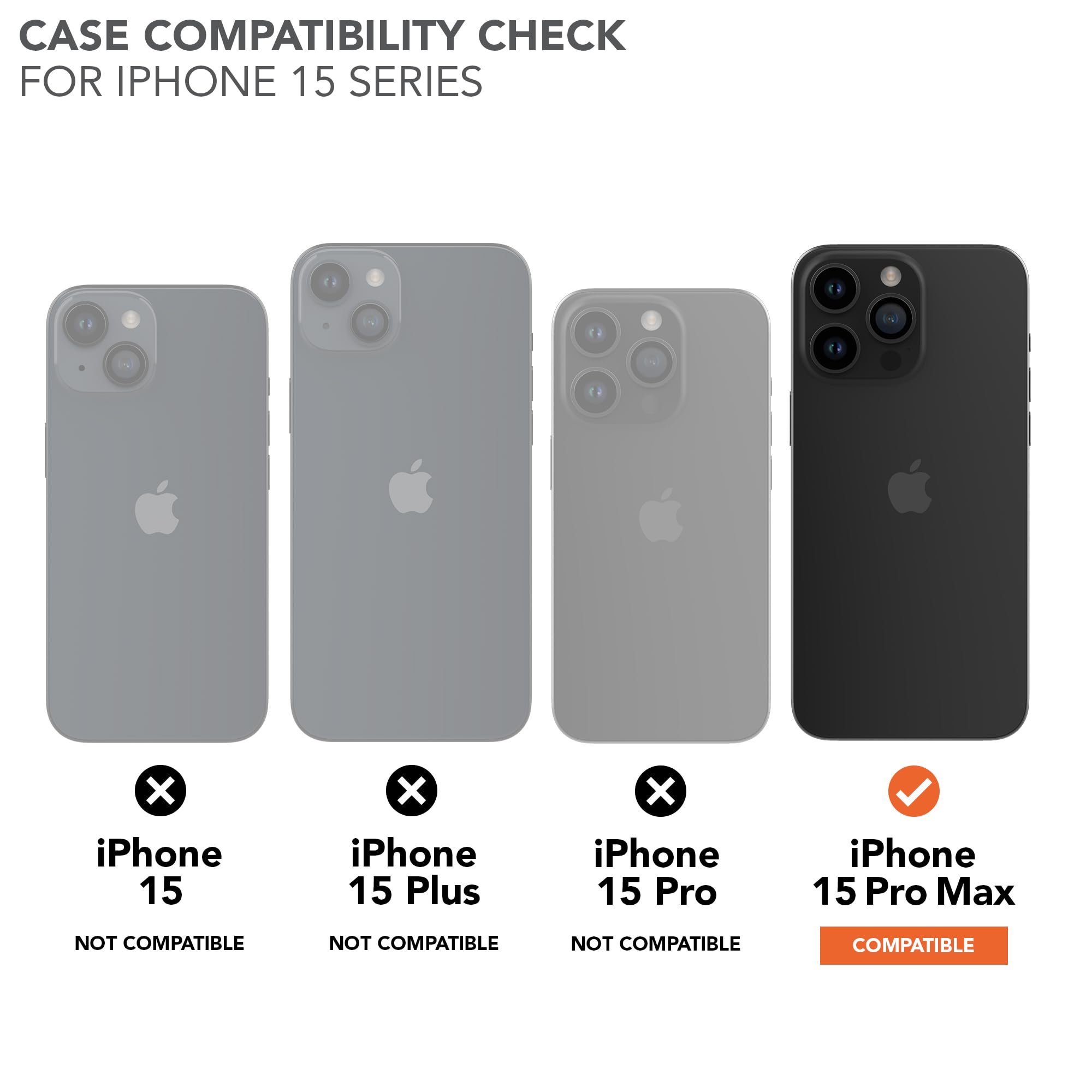 Rokform Rugged Magnetic iPhone 15 Pro Max Case with RokLock Twist Lock - Military-Grade Drop Protection, Wireless Charging Compatible (Black) - Perfect for Outdoor Adventures, Construction Work & Extreme Sports