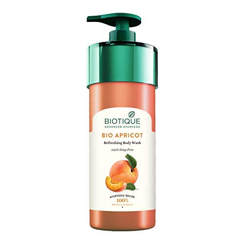 Bio Apricot Refreshing Body Wash - 800ml | Natural & Hydrating Shower Gel for Dry & Sensitive Skin | Perfect for Daily Use & Spa Days