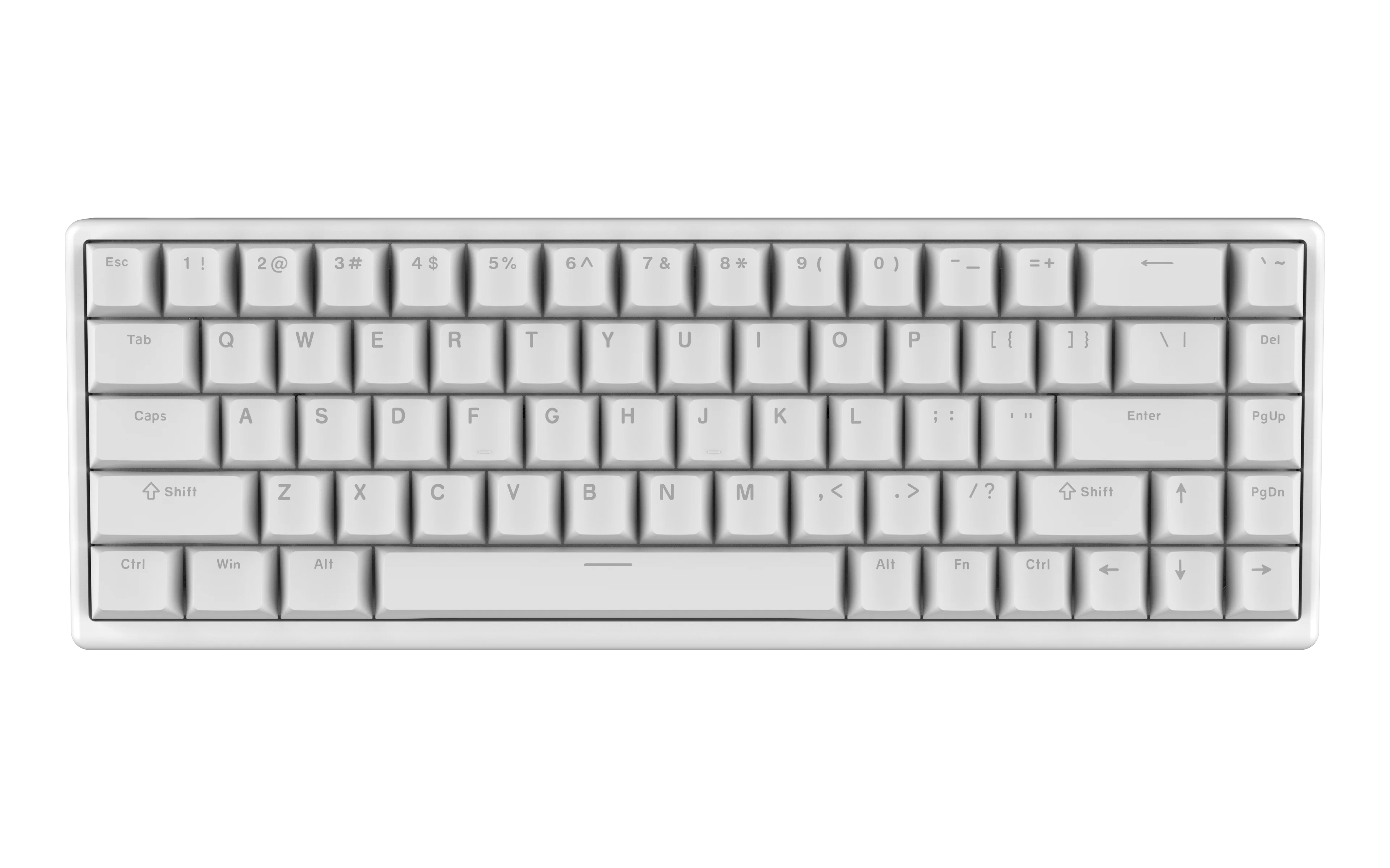 Arbiter Studio TENKO Polar 65+ Hall Effect Magnetic Gaming Keyboard - 65% Compact Mechanical Keyboard with Fast Trigger for PC, Mac - Perfect for FPS, MOBA Gaming & Office Work