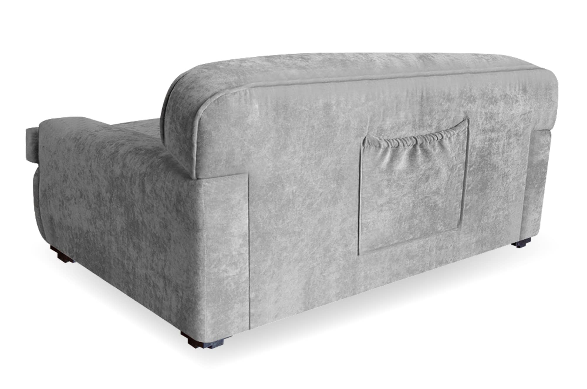 Makora Krosno Glass Makora Dog Bed Chair Suki Light Grey, Medium - Cozy Pet Furniture for Small Dogs, Perfect for Living Room, Bedroom & Office Use