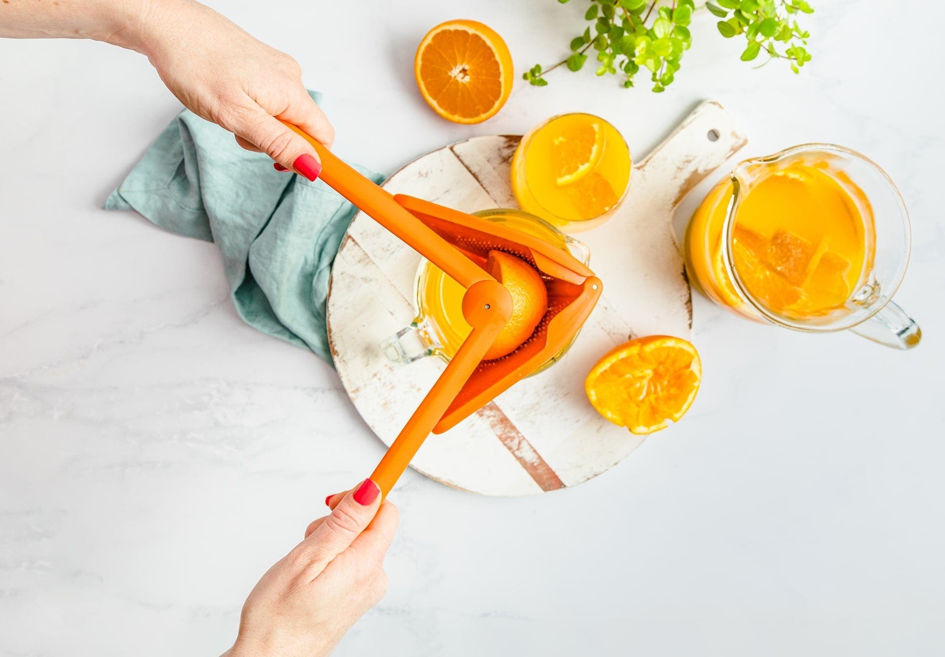 Dreamfarm Fluicer Orange - Premium Kitchen Gadget for Juicing, Zesting & Grating - Perfect for Citrus Fruits, Cheese & More - Ideal for Home Cooks & Professional Chefs