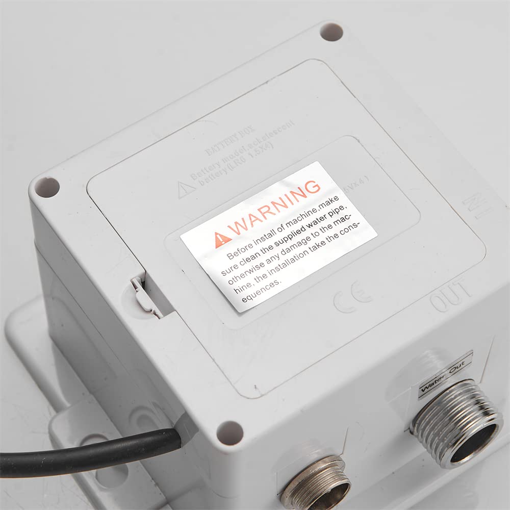 Automatic Sensor Touchless Faucet Control Box - Dual Powered (AC/DC) for Bathroom, Kitchen & Lavatory Sinks - Ideal for Hotels, Restaurants & Public Washrooms - Hygienic Hands-Free Water Flow Control