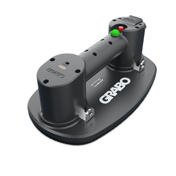 GRABO PLUS 170kg Handheld Vacuum Lifter - Portable Suction Cup Tool for Glass, Tiles, and Smooth Surfaces - Perfect for Construction, Moving, and DIY Projects