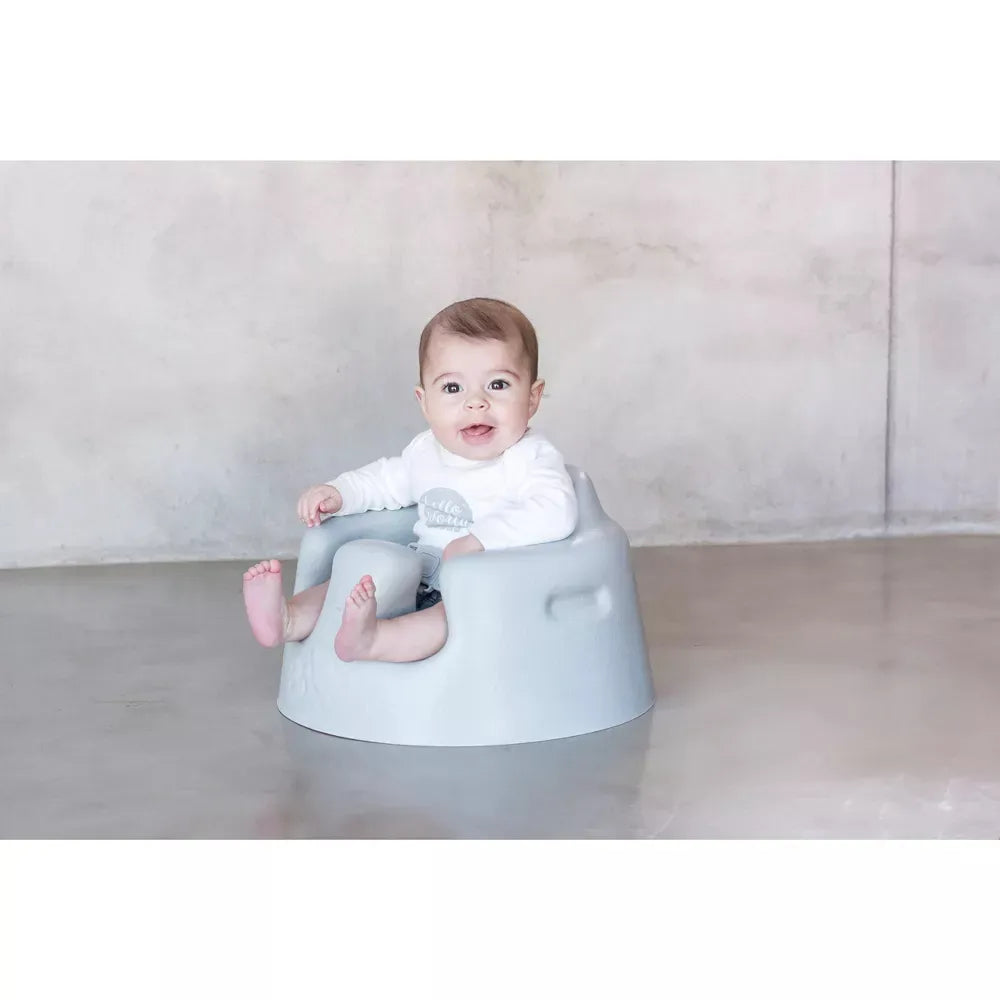 Baby Floor Seat for Infants - Soft & Supportive Cool Grey - Perfect for Playtime, Learning, and Tummy Time at Home
